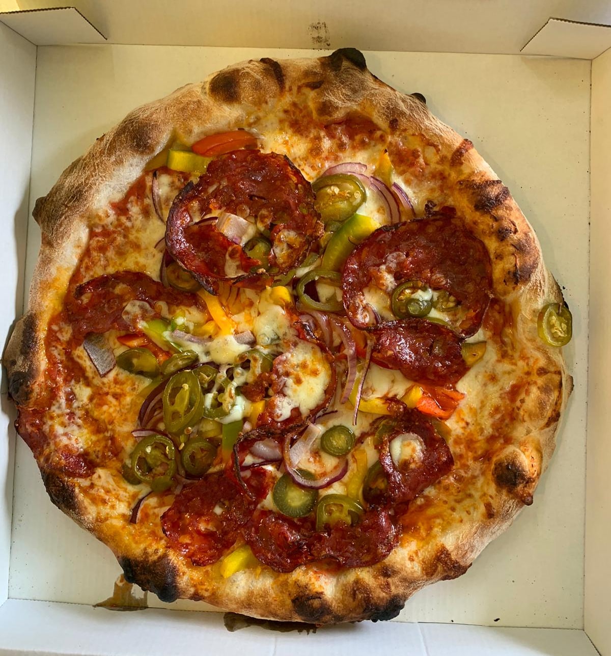 The Big Blue Bus Ireland I Spicy Special Pizza